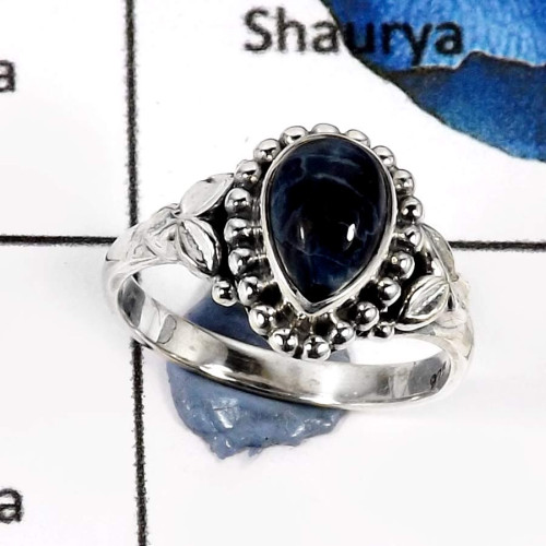 Pietersite G - CMJ766-Dazzling Semi Precious Gemstones Designer Handmade Rings 925 Sterling Silver Pietersite G - CMJ766-Dazzling Semi Precious Gemstones Designer Handmade Rings 925 Sterling Silver