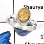 Fossil Coral C - CMJ765- Marvellous Designer Small Baby Rings 925 Sterling Silver