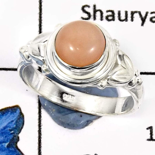 Pink Opal O - CMJ765- Marvellous Designer Small Baby Rings 925 Sterling Silver Pink Opal O - CMJ765- Marvellous Designer Small Baby Rings 925 Sterling Silver