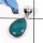 Chrysocolla H - BPS889-Natural Chrysocolla Gemstone Wholesale Handmade Bezel Pendants 925 Sterling Silver
