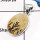 German Psilomelane Dendrite H - BPS876-Natural Gemstone Germany Dendrite Wholesale Bezel Pendants 925 Sterling Silver