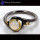 Ethiopian Opal F - SFJ888-Genuine Ethiopian Opal Gemstone Black Rhodium Gold Plated Rings 925 Sterling Silver