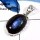 Purple Labradorite I - ISP587-Fabulous Purple Fire Labradorite Gemstone Handmade Plain Setting Pendants 925 Sterling Silver