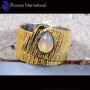 Ethiopian Opal A - SFJ885-Sparkling Gemstone Ethiopian Opal Designer Wholesale Earrings 925 Sterling Silver