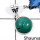 Tibet Turquoise O - BPS862-925 Sterling Silver Natural Tibet Turquoise Gemstone Wholesale Bezel Pendants