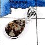 Astrophylite O - BPS855-Exclusive Astrophyllite Druzy Handmade Light Weight Pendants 925 Sterling Silver