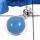 Blue Chalcedony I - BPS846-Natural Blue Chalcedony Wholesale Bezel Pendants 925 Sterling Silver