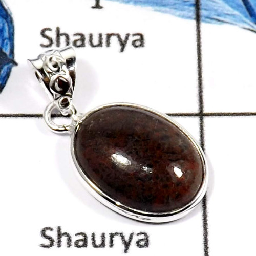 Dinosaur Bone F - BPS837-Exclusive Cabochon Gemstones Wholesale Bezel Pendants 925 Sterling Silver Dinosaur Bone F - BPS837-Exclusive Cabochon Gemstones Wholesale Bezel Pendants 925 Sterling Silver