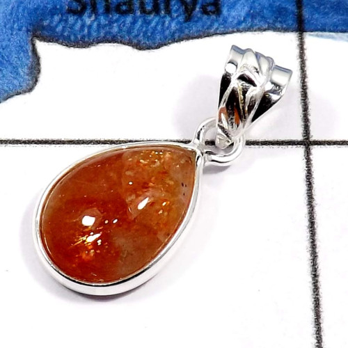 SunStone G - BPS832-Classic Mix Cabochon Gemstones Wholesale Bezel Pendants 925 Sterling Silver SunStone G - BPS832-Classic Mix Cabochon Gemstones Wholesale Bezel Pendants 925 Sterling Silver