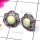 Lemon Prace A - SSE996-Sterling Silver Semiprecious Gemstone Stud Earring