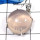 Rose Quartz D - FSP947-Big Natural Rose Quartz Gemstone Wholesale Pendants 925 Sterling Silver