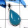 Blue Chalcedony K - ISP578-Eye Catching Colorful Gemstones Large Chunky Pendants 925 Sterling Silver