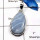Blue Lace Agate G - ISP577-Fabulous Party Wear Handmade Chunky Pendants 925 Sterling Silver