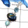 Blue Topaz,Labradorite & Larimar C - SSP764-Gorgeous Three Stone Cab & Cut Colorful Handmade Party Wear Pendants 925 Sterling Si