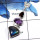 Garnet Cut,Amethyst Cut & Labradorite Cab F - SSP764-Gorgeous Three Stone Cab & Cut Colorful Handmade Party Wear Pendants 925 St