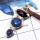 Garnet Cut,Labradorite & Tanzanite H - SSP764-Gorgeous Three Stone Cab & Cut Colorful Handmade Party Wear Pendants 925 Sterling 