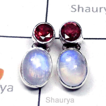 Rainbow J - SSE993-Small Size Exclusive Silver Stud Earring