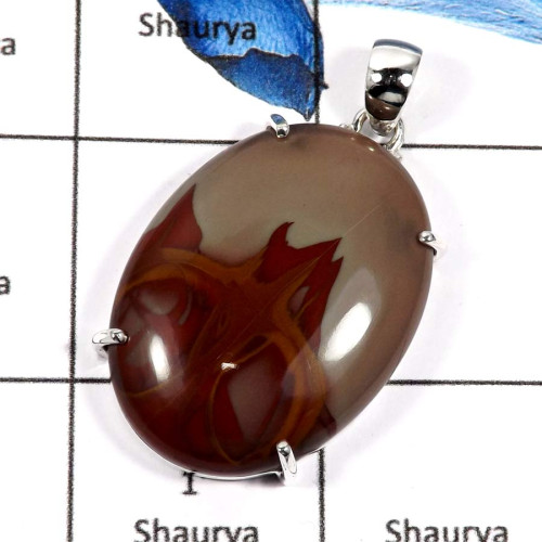 Noreen Jasper A - ISP572-Gorgeous Party Wear Wholesale Handmade Chunky Pendants 925 Sterling Silver