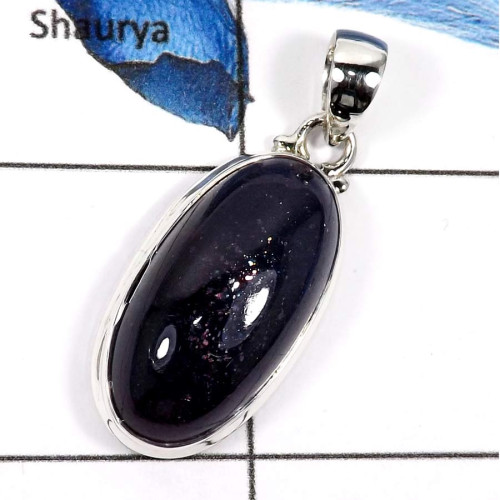 Iolite Sunstone F - ISP572-Gorgeous Party Wear Wholesale Handmade Chunky Pendants 925 Sterling Silver