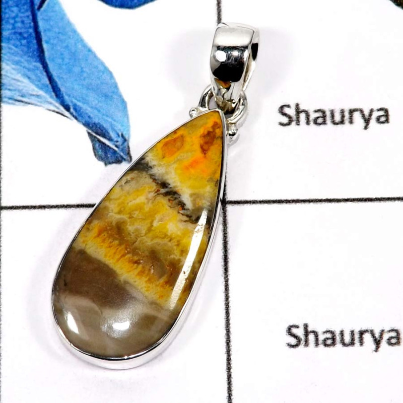 Bumble Bee D - ISP570-Natural Gemstone Bumble Bee Wholesale Pendants 925 Sterling Silver Bumble Bee D - ISP570-Natural Gemstone Bumble Bee Wholesale Pendants 925 Sterling Silver