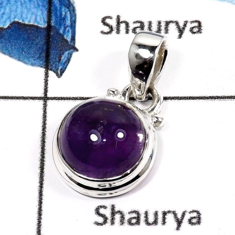 Amethyst Cab L - SD479-Exclusive Amethyst Gemstone Handmade Designer Wholesale Pendants 925 Sterling Silver Amethyst Cab L - SD479-Exclusive Amethyst Gemstone Handmade Designer Wholesale Pendants 925 Sterling Silver
