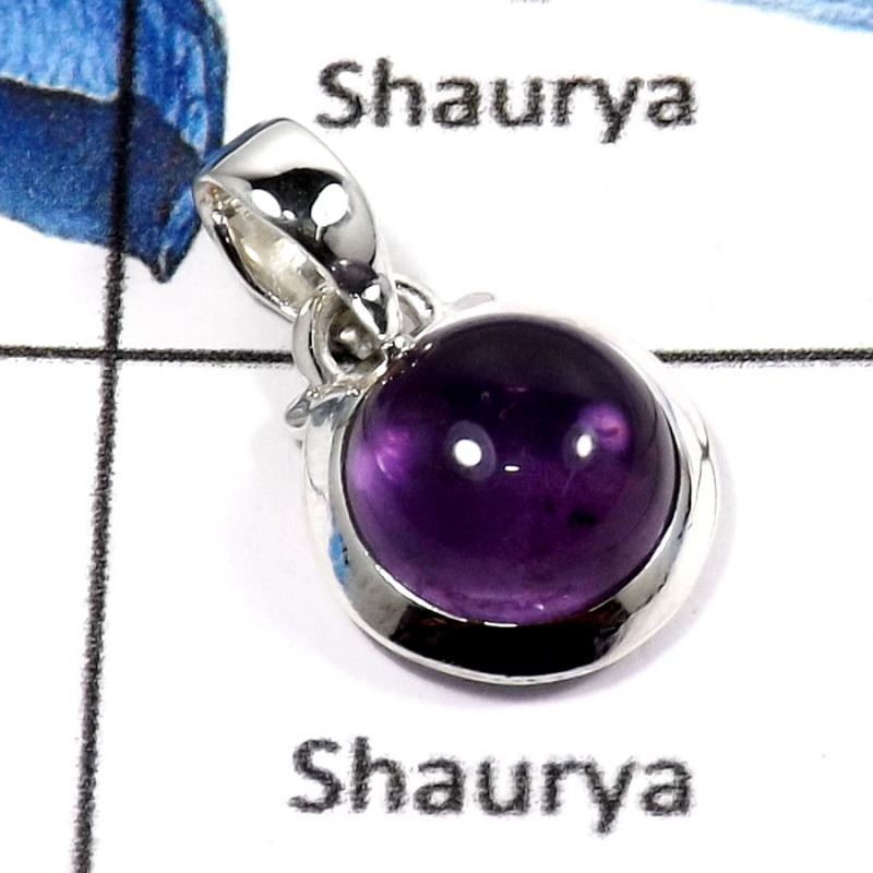 Amethyst Cab N - SD479-Exclusive Amethyst Gemstone Handmade Designer Wholesale Pendants 925 Sterling Silver Amethyst Cab N - SD479-Exclusive Amethyst Gemstone Handmade Designer Wholesale Pendants 925 Sterling Silver