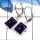 Amethyst Cab A - SPE781-Elegant Amethyst Cab Plain Setting Pendants 925 Sterling Silver