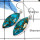 Blue Copper Turquoise A - SPE777-Pretty Look Gemstone Blue Copper Turquoise Handmade Earrings 925 Sterling Silver