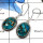 Blue Copper Turquoise C - SPE777-Pretty Look Gemstone Blue Copper Turquoise Handmade Earrings 925 Sterling Silver