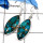 Blue Copper Turquoise G - SPE777-Pretty Look Gemstone Blue Copper Turquoise Handmade Earrings 925 Sterling Silver