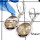 Golden Rutile G - SPE768-Elegant Golden Rutile Handmade Plain Silver Earrings 925 Sterling Silver