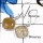 Golden Rutile O - SPE768-Elegant Golden Rutile Handmade Plain Silver Earrings 925 Sterling Silver