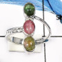 Tourmaline Cab D - SDR553-Exclusive Tourmaline Cab Wedding Special Wholesale Rings 925 Sterling Silver