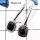 Hematite Cut E - SDE600-Natural Checker Cut Hematite Wholesale Handmade Earrings 925 Sterling Silver