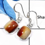 Mookaite F - SPE765-Exclusive Mookaite Gemstone Handmade Plain Earrings 925 Sterling Silver