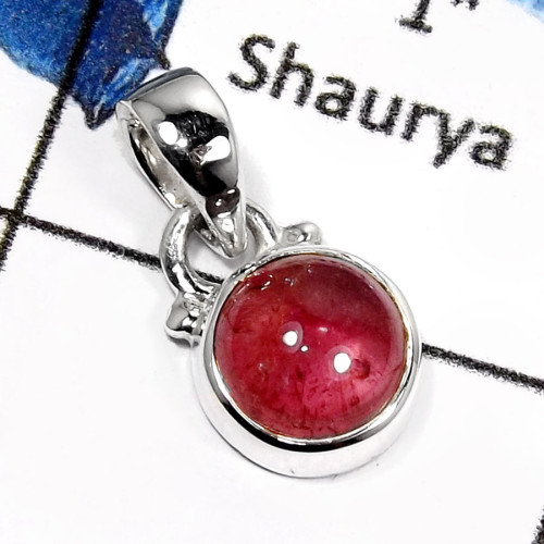 Tourmaline Cab O - SD450-Attracting Tourmaline Cab Handmade Designer Pendants 925 Sterling Silver Tourmaline Cab O - SD450-Attracting Tourmaline Cab Handmade Designer Pendants 925 Sterling Silver