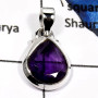 Amethyst Cut B - SD448-Marvellous Amethyst Cut Handmade Designer Pendants 925 Sterling Silver