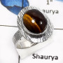 Tiger Eye C - SDR548-Exclusive Yellow Tiger Eye Handmade Wholesale Rings 925 Sterling Silver