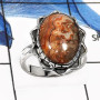 Crazy Lace Agate O - SDR532-Beautiful Crazy Lace Agate Handmade Designer Rings 925 Sterling Silver