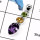 Citrine Cut,Amethyst & Peridot O - ISP551-Fabulous Multi Cut Stones Plain Silver Pendants 925 Sterling Silver
