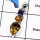 Amethyst Cut & Citrine Cut G - ISP549-Elegant Three Cut Stone Handmade Women's Pendants 925 Sterling Silver