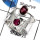 Rhodonite Garnet E - SDR527-Natural Cut Gemstones Handmade Designer Fashion Rings 925 Sterling Silver