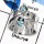 Blue Topaz G - SDR527-Natural Cut Gemstones Handmade Designer Fashion Rings 925 Sterling Silver