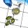 Prehnite & Peridot B - SD443-CHARMING DESIGNER PENDENT 925 STERLING SILVER