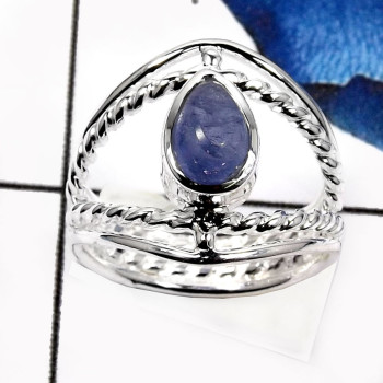Tanzanite A - SDR524-Glorious New Design Colorful Handmade Designer Rings 925 Sterling Silver Tanzanite A - SDR524-Glorious New Design Colorful Handmade Designer Rings 925 Sterling Silver
