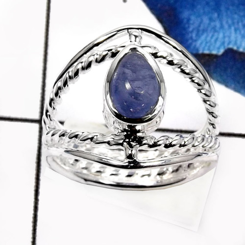 Tanzanite A - SDR524-Glorious New Design Colorful Handmade Designer Rings 925 Sterling Silver Tanzanite A - SDR524-Glorious New Design Colorful Handmade Designer Rings 925 Sterling Silver
