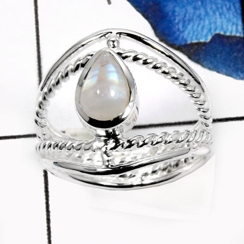 Rainbow Moonstone D - SDR524-Glorious New Design Colorful Handmade Designer Rings 925 Sterling Silver Rainbow Moonstone D - SDR524-Glorious New Design Colorful Handmade Designer Rings 925 Sterling Silver