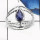 Iolite Cut G - SDR523-Latest Design Cut Gemstone Wholesale Designer Rings 925 Sterling Silver