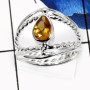 Citrine Cut O - SDR523-Latest Design Cut Gemstone Wholesale Designer Rings 925 Sterling Silver
