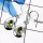 Peridot B - SDE594-Stunning Cut Gemstones Handmade Wedding Earrings 925 Sterling Silver